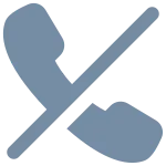 Phone Slash SVG Icon